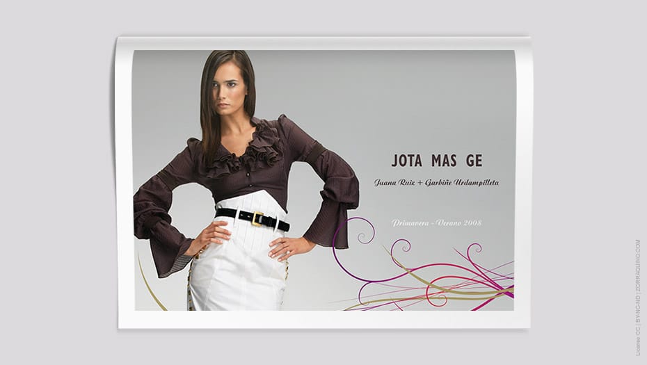 Diseño catálogo de moda Jota Más Ge Bilbao