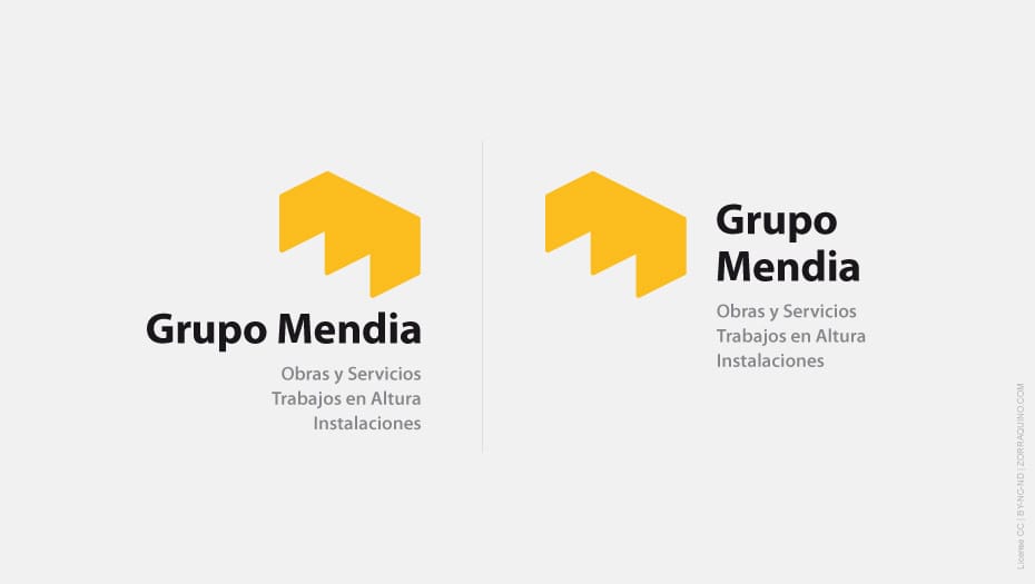 Diseño logotipo Mendia Bilbao