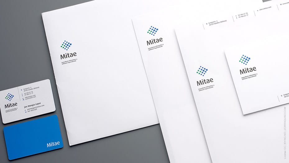 Diseño Papelería Corporativa Mitae