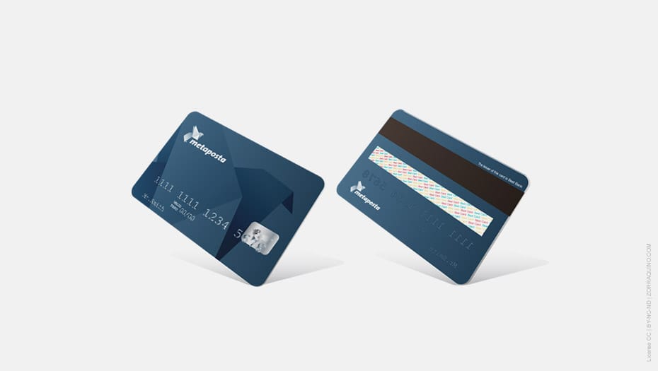 Diseño Tarjetas Identificación Servicio Metaposta