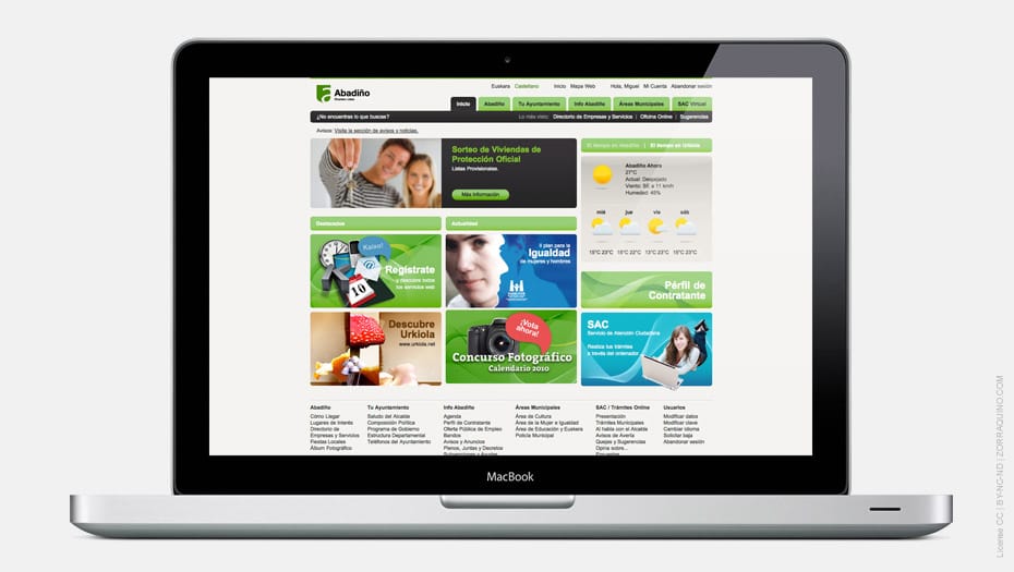 DISENO PORTAL WEB diseno portal web: