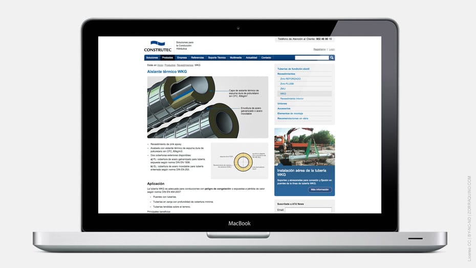 Página Web Construtec