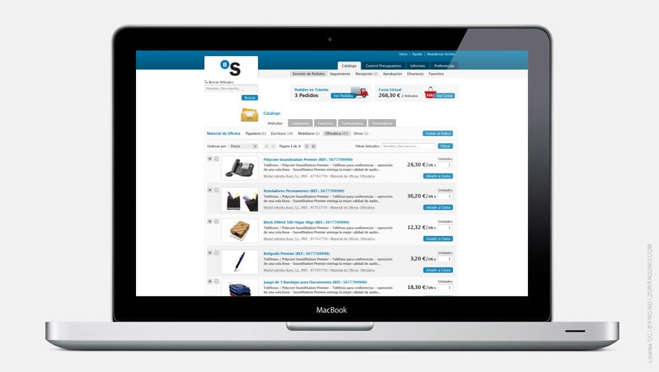 Diseño Interface Aplicación Web