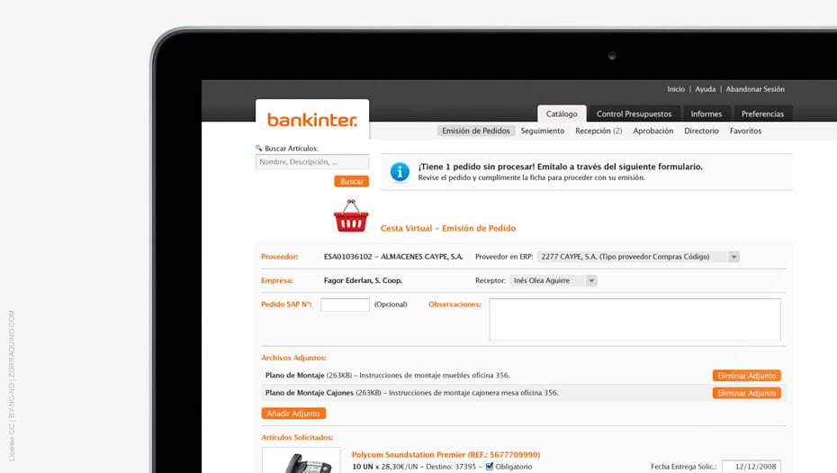 Detalle Aplicación Web Fullstep