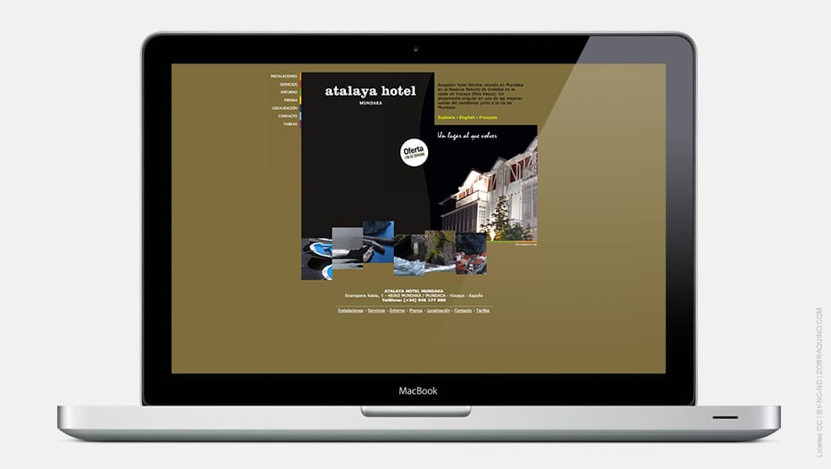 Diseño Página Web Atalaya Hotel