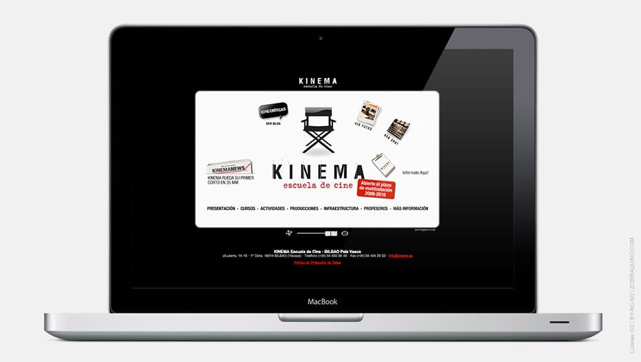 Diseño Página Web Kinema