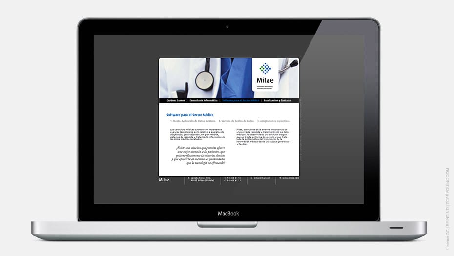Diseño Web Mitae Bilbao