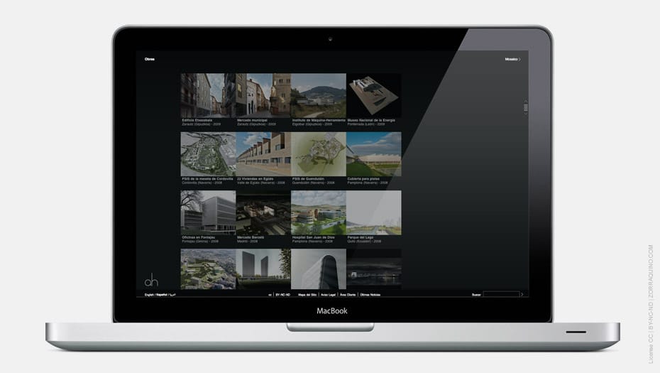 Diseño Web AH Asociados Arquitectos