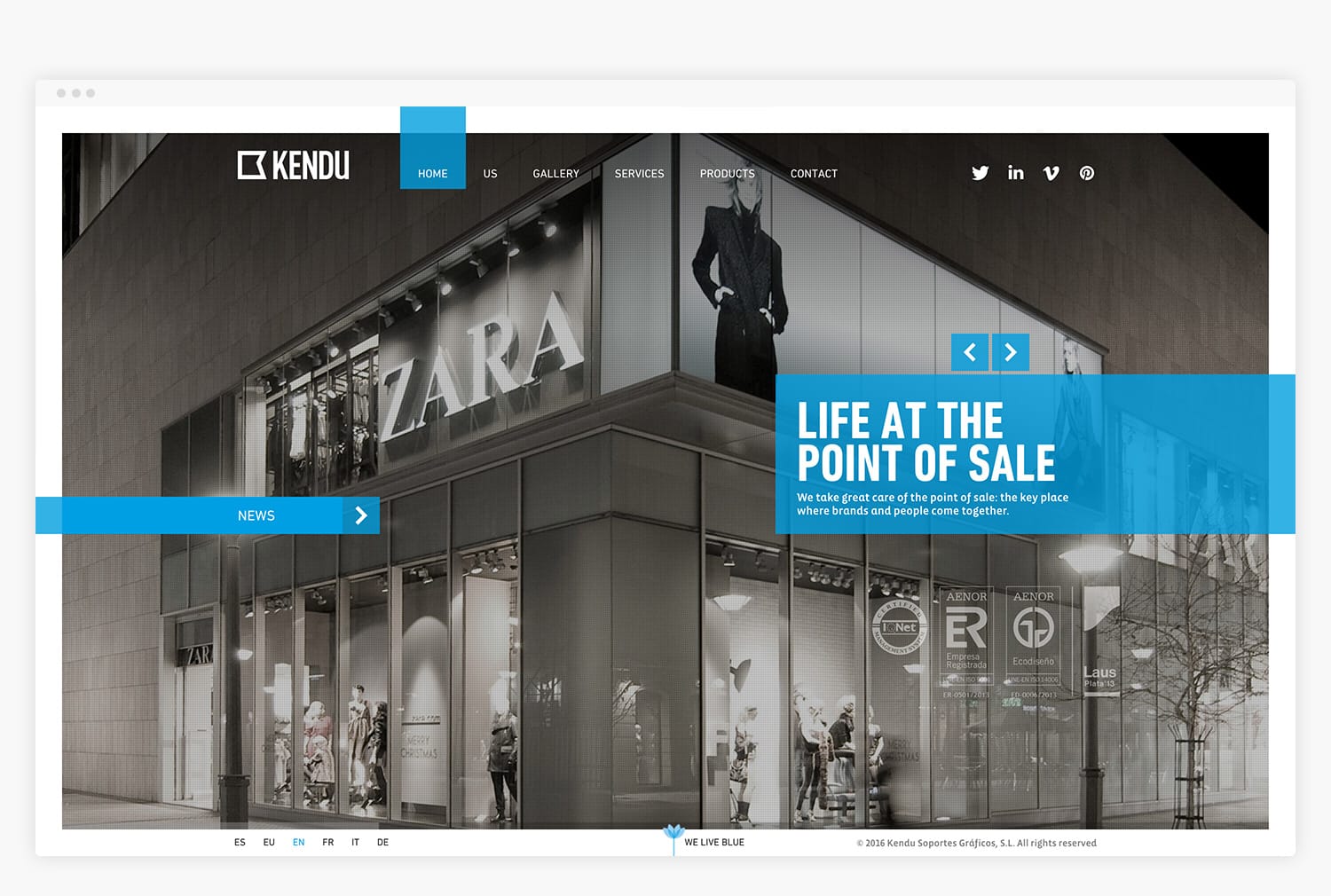 Kendu. Design and web development [ Donostia 2012 ]