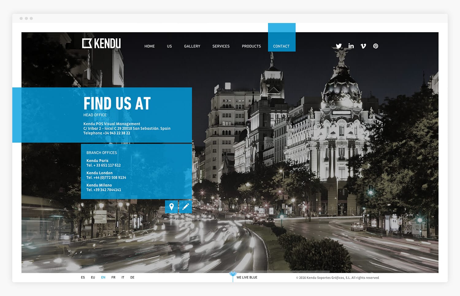 Kendu. Design and web development [ Donostia 2012 ]